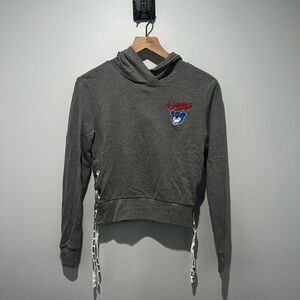Victoria’s Secret PINK Chicago Cubs Grey Hooded Sweatshirt XS